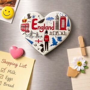 England 3D Fridge Magnet Souvenir Gift